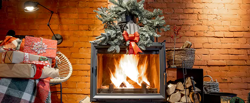 Travis Industries Linear Gas Fireplace Installation in Cheektowaga, New York