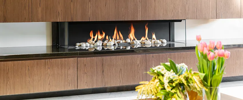 Double-height Fireplace Design Refurbishment in Cheektowaga, New York